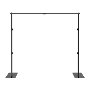 锐富图全伸缩摄影背景架拍照背景布支架背景挂布伸缩杆直播绿幕装饰伸缩横杆支架杆拍摄加粗证件照相支撑架