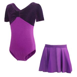 舞蹈服儿童女练功服丝绒长袖套装跳舞衣服女童秋冬中国舞考级服装