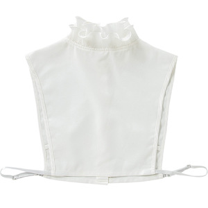 2018新款假领衬衫甜美可爱黑白色