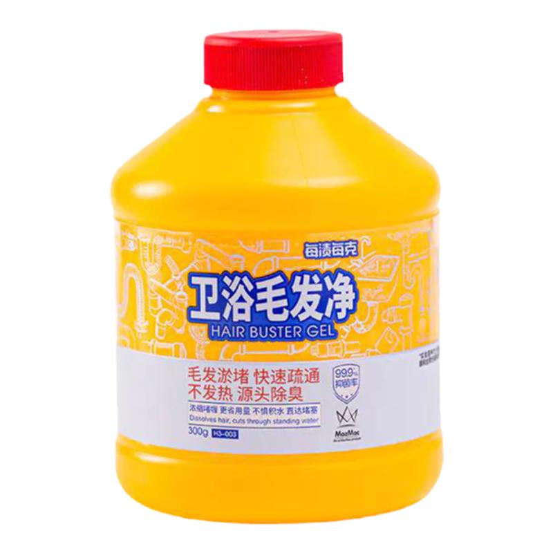 女生厕所的噩梦！每渍每克卫浴毛发净下水道管道疏通剂头发溶解剂