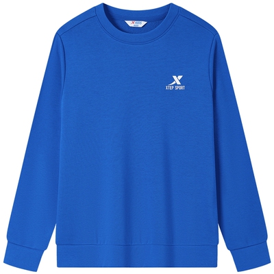 特步童装男童圆领卫衣