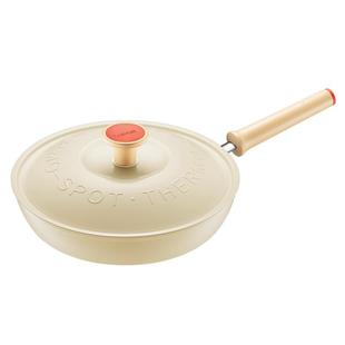 苏泊尔轻量火红点煎锅平底锅不粘锅家用煎牛排锅燃气灶电磁炉通用