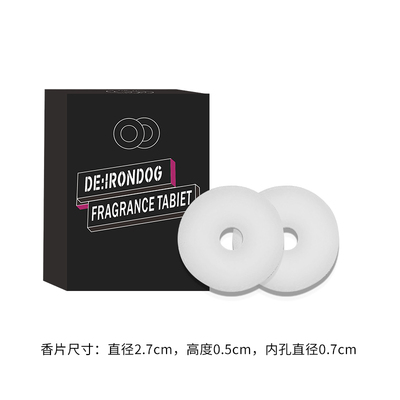 狗头车载香水圆形替换香片