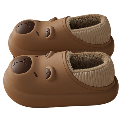 【卡皮巴拉儿童棉拖鞋男童2025】