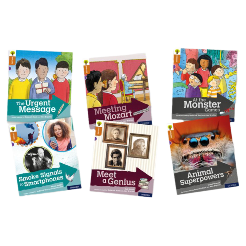 现货【英文原版】第八阶段 Oxford Reading Tree Explore with Biff, Chip and Kipper: Oxford Level 8: Mixed Pack of 6