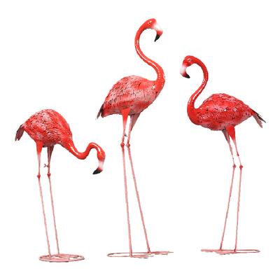 婚庆铁艺火烈鸟森系商场橱窗摆件