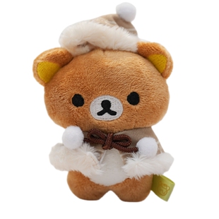 日本SANX轻松熊圣诞限定手玉沙包鼻孔鸡熊妹毛绒玩偶挂件生日礼物