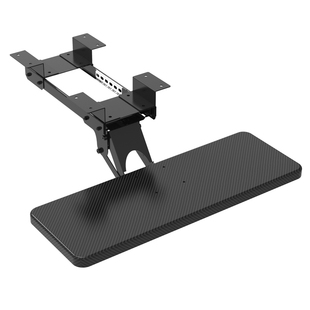 键盘托架桌下抽屉滑轨鼠标升降托盘电脑桌面延长延伸旋转支架拖架