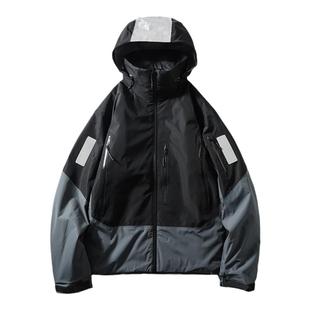 金标p棉内胆200g防寒服男冬季滑雪棉服外贸男装军鸟冲锋棉衣外套