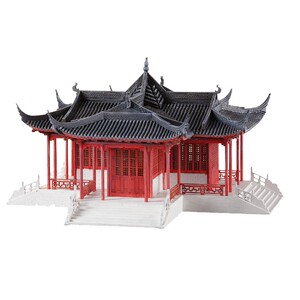 木质拼装模型古建筑diy材料中式