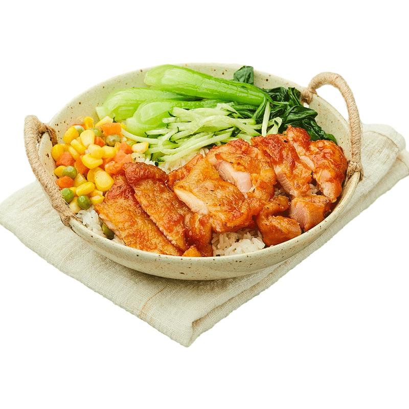 蒿之源黑椒雞扒油炸小吃冷凍半成品雞排配餐扒飯快餐便當食材商用