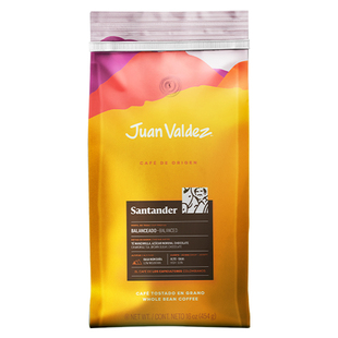 Juan Valdez胡安帝滋哥伦比亚单一产区-桑坦德意式手冲咖啡豆454g
