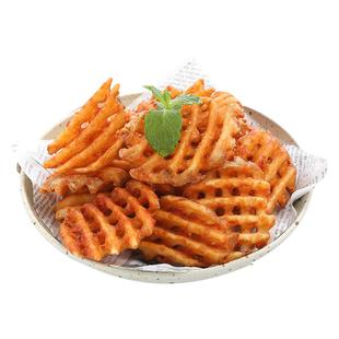 麦肯香辣味薯格冷冻半成品带皮薯格网子西餐油炸薯条空气炸锅食材