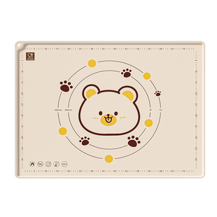 硅胶揉面垫食品级加厚擀面垫子家用厨房烘焙面点和面板三件套案板