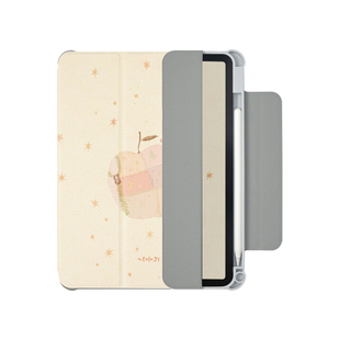 Ufology原创适用ipadair7保护壳pro11寸平板mini6/7保护套air4/5/6磁吸全包笔槽13寸苹果8/9/10/11代插画秋冬