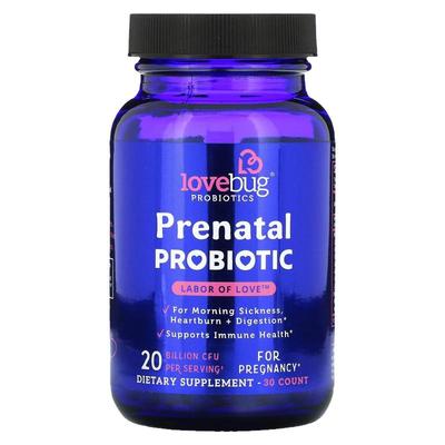 LoveBug Probiotics,孕妇专用益生菌，200 亿 CFU，30 份