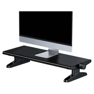 派凡 带USB扩展坞可升降显示器电脑增高架可调节办公室桌面台式机荧屏幕抬高垫高支撑架充电笔记本收纳置物座