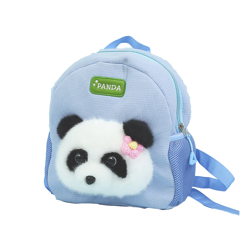小熊猫卡通双肩包百搭男孩儿童书包女孩幼儿园可爱小背包包玩具