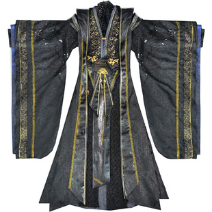 麒麟古风原创设计寂灭沧澜墨燃踏仙君帝王烬皇万用cos服古装二哈