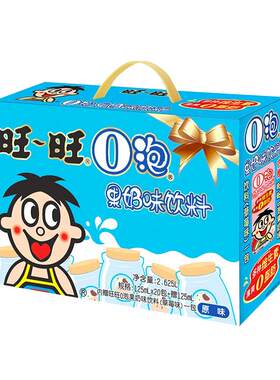 旺旺o泡果奶原味0脂肪风味奶整箱