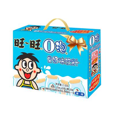 旺旺o泡果奶原味0脂肪风味奶整箱