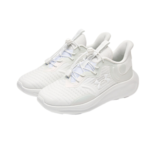 安德玛童鞋2025新款儿童运动鞋舒适透气百搭男女童小白鞋大童跑鞋