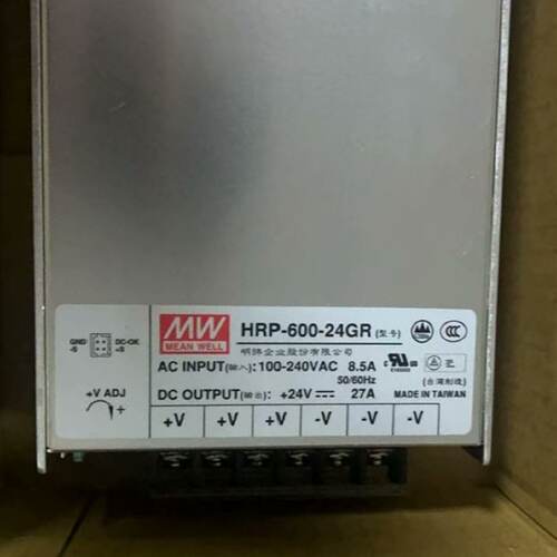 配件MW明纬 HRP-600-24GR电源，全新未用，24V 2议价