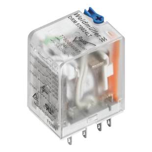 原装正品魏德米勒小型中间继电器DRM270024LT交流DC24V电磁继电器