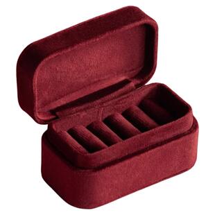 便携首饰收纳盒小型戒指盒出差小号专用耳钉耳环迷你精致戒指盒
