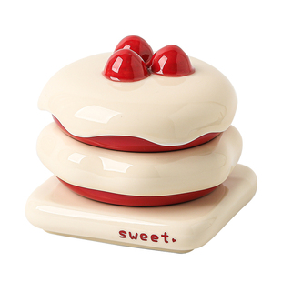 蘸料碟家用可爱陶瓷蘸酱碟套装调料碟调味碟酱油醋小菜火锅小碟子