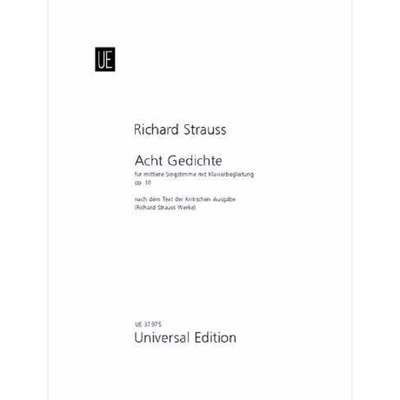 施特劳斯8首诗歌中音声部和钢琴