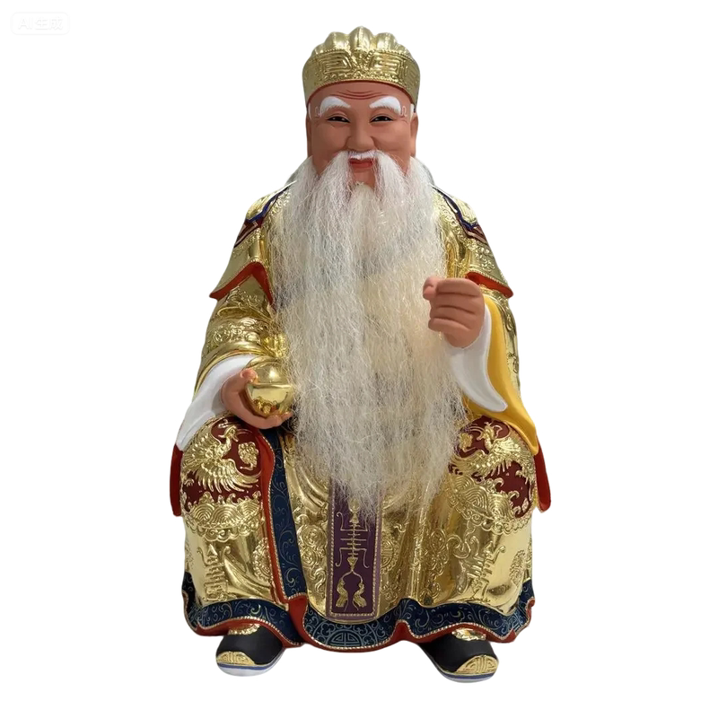 土地公福德正神脱身神像活须12寸