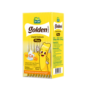 【3盒】迪巧小黄条液体钙plus有机柠檬酸钙d3k2儿童青少年赖氨酸