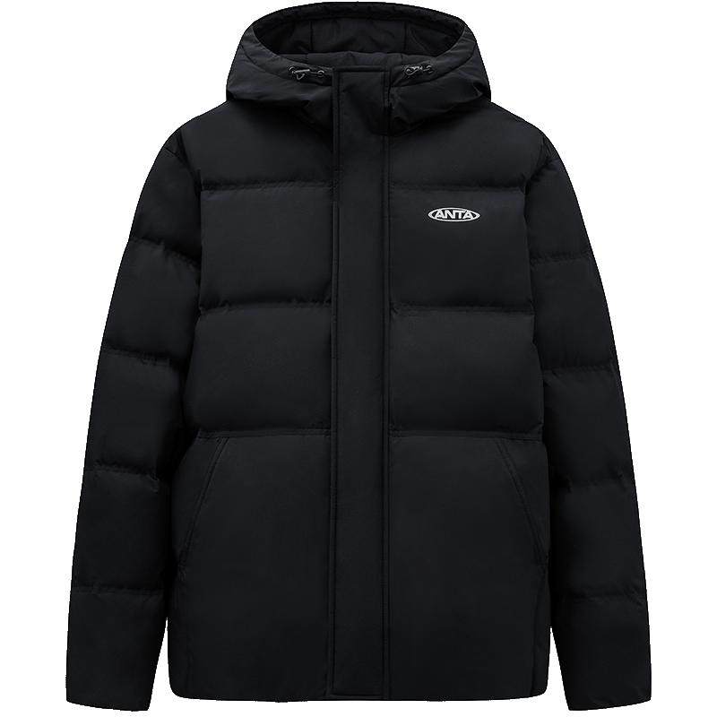 安踏面包羽绒短款加厚羽绒服男款冬季新款鸭绒棉服保暖面包服外套