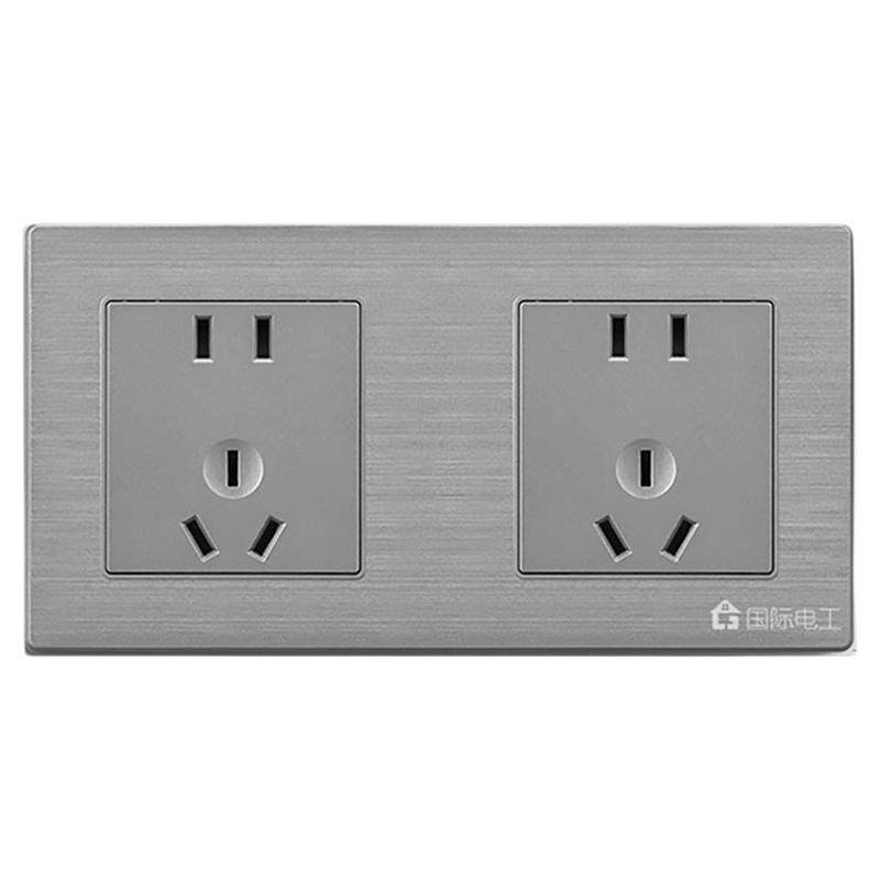 国际电工双86型连体插座