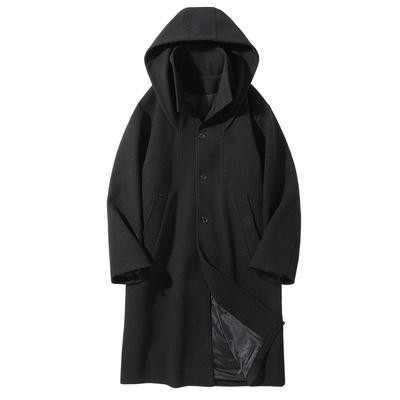 呢子外套中长款毛呢大衣呢料上衣