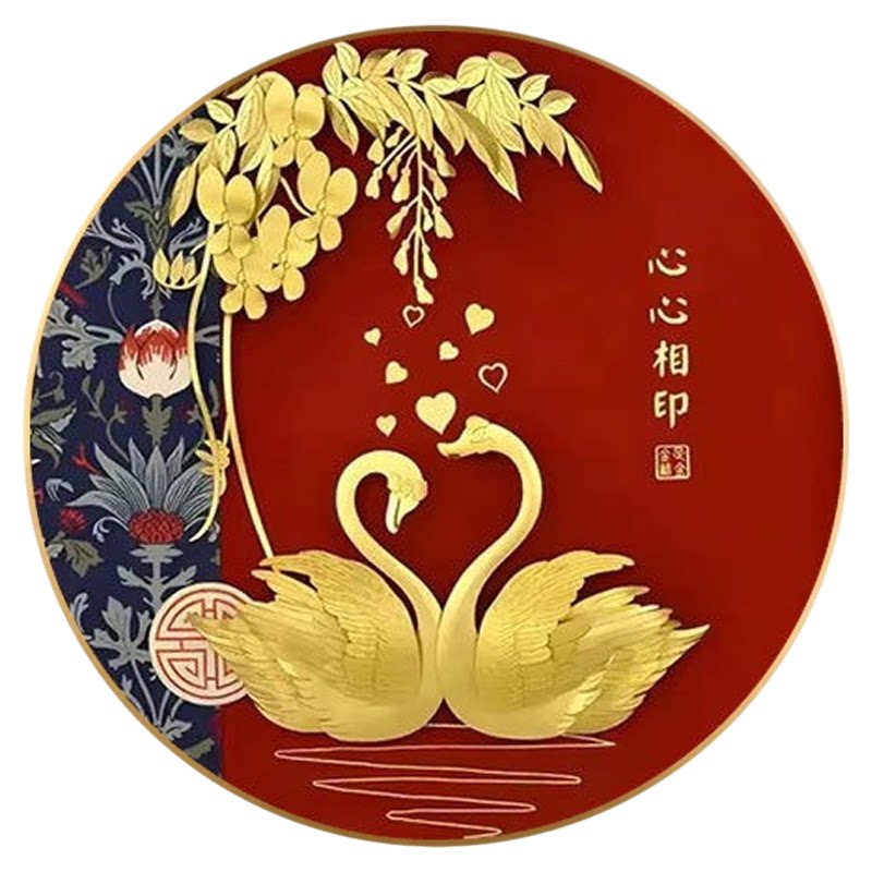 心心相印钻石画方钻满钻十字绣