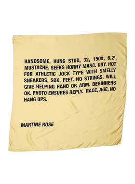 MARTINEROSE真丝针织围巾