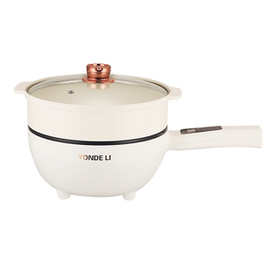 电炒锅家用电煮锅多功能火锅电蒸锅爆炒蒸煮煎炒一体锅陶晶不粘锅