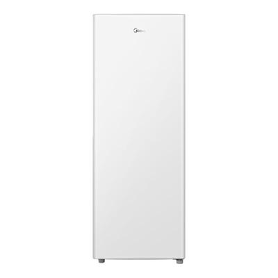 美的136L立式冰柜家用全冷冻抽屉冷柜风冷无霜母乳一级节能小冰箱