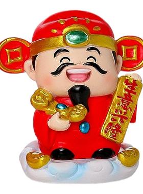 新款福旺财神爷办公室桌面小摆件