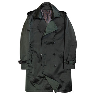 意大利羊绒大衣男量身定做定制长款柴斯特黑帮风衣黑客帝国西装