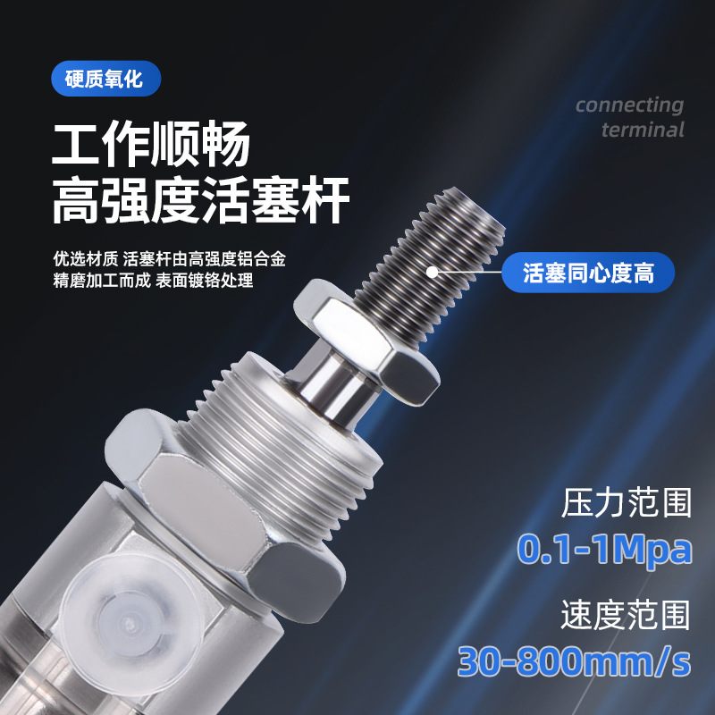 DSNU型圆形迷你气缸8/10/12/15/20/25/25-50--100-300