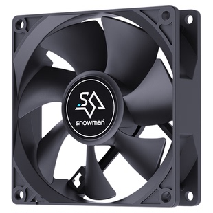 冰曼9CM智能温控风扇4针线PWM静音台式主机电脑机箱CPU散热器风扇