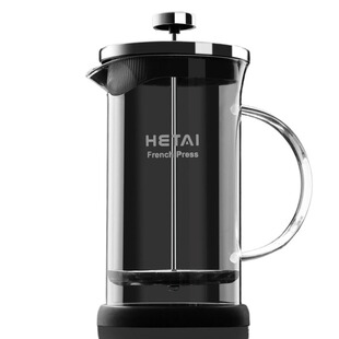 法式法压壶咖啡壶手冲过滤杯打奶泡器具茶壶玻璃滤压壶加厚咖啡