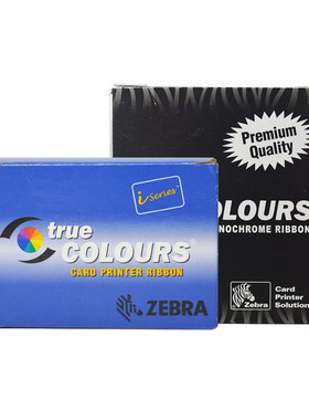 ZEBAR斑马证卡机色带P330I色带800015-440cn色带800015-101黑色