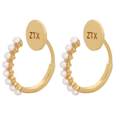 ZTX无痛耳夹珍珠耳饰圆圈耳夹