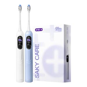 舒客官方旗舰电动牙刷成人情侣全自动声波软毛礼盒礼物G5Pro