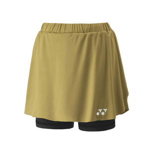 YONEX尤尼克斯羽毛球服女日本队志田千阳大赛运动短裙A字裙26181