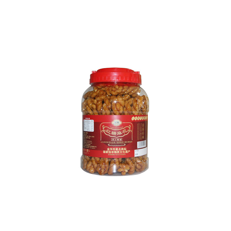 义乌小宝红糖正宗义乌麻花传统手工拉丝精品桶装现做包邮 1500g